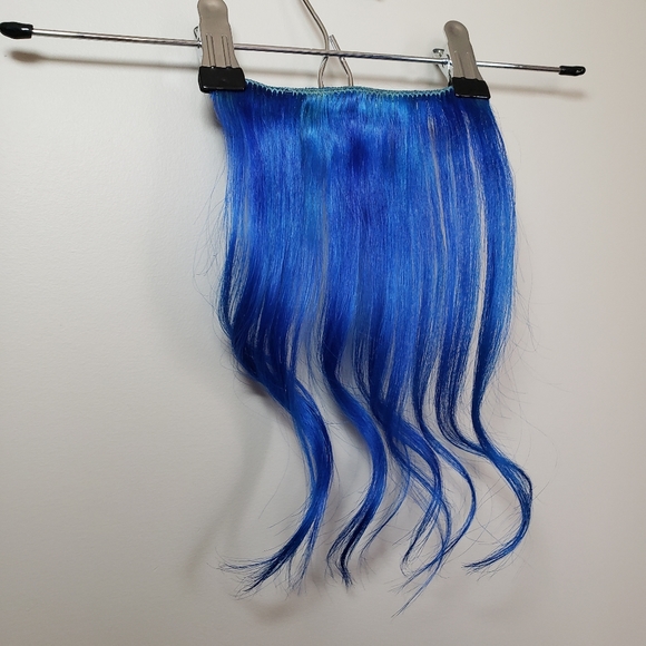 Euronext Bright Blue Clip-In Human Hair Extension - Picture 4 of 4